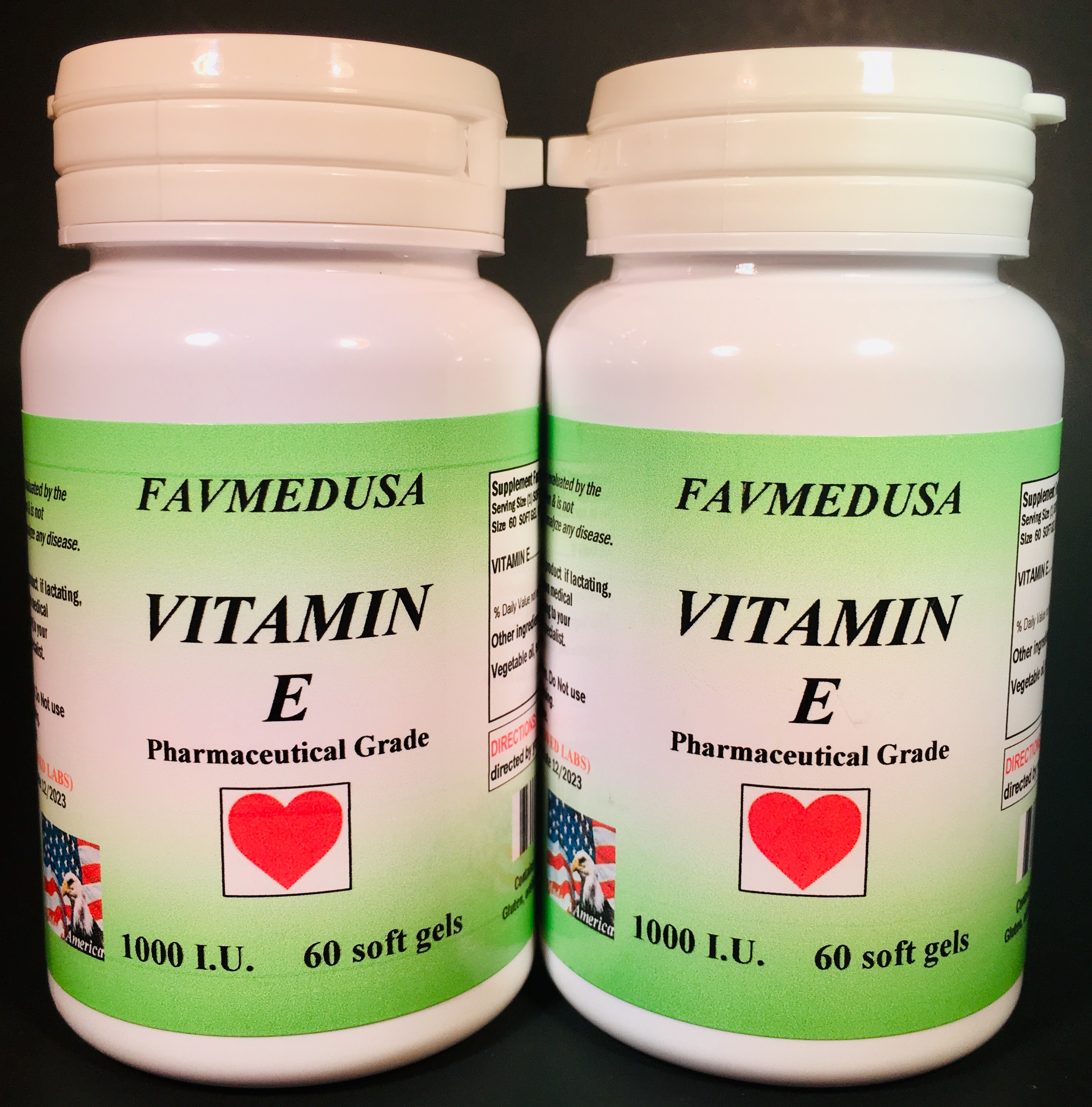 Vitamin E 1000i.u - 120 (2x60) soft gels